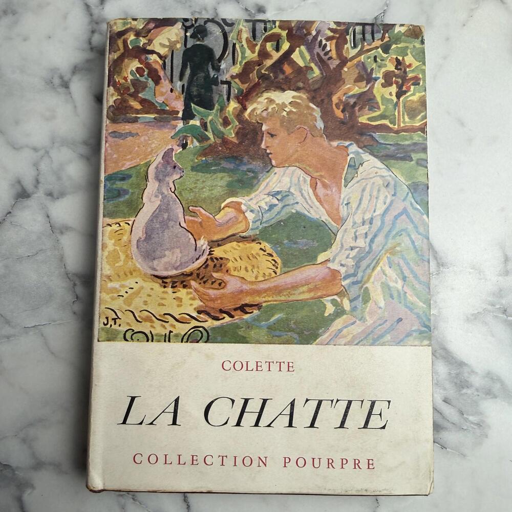 La Chatte Collection Pourpre 1933 Colette HC Vintage French Novel Classic